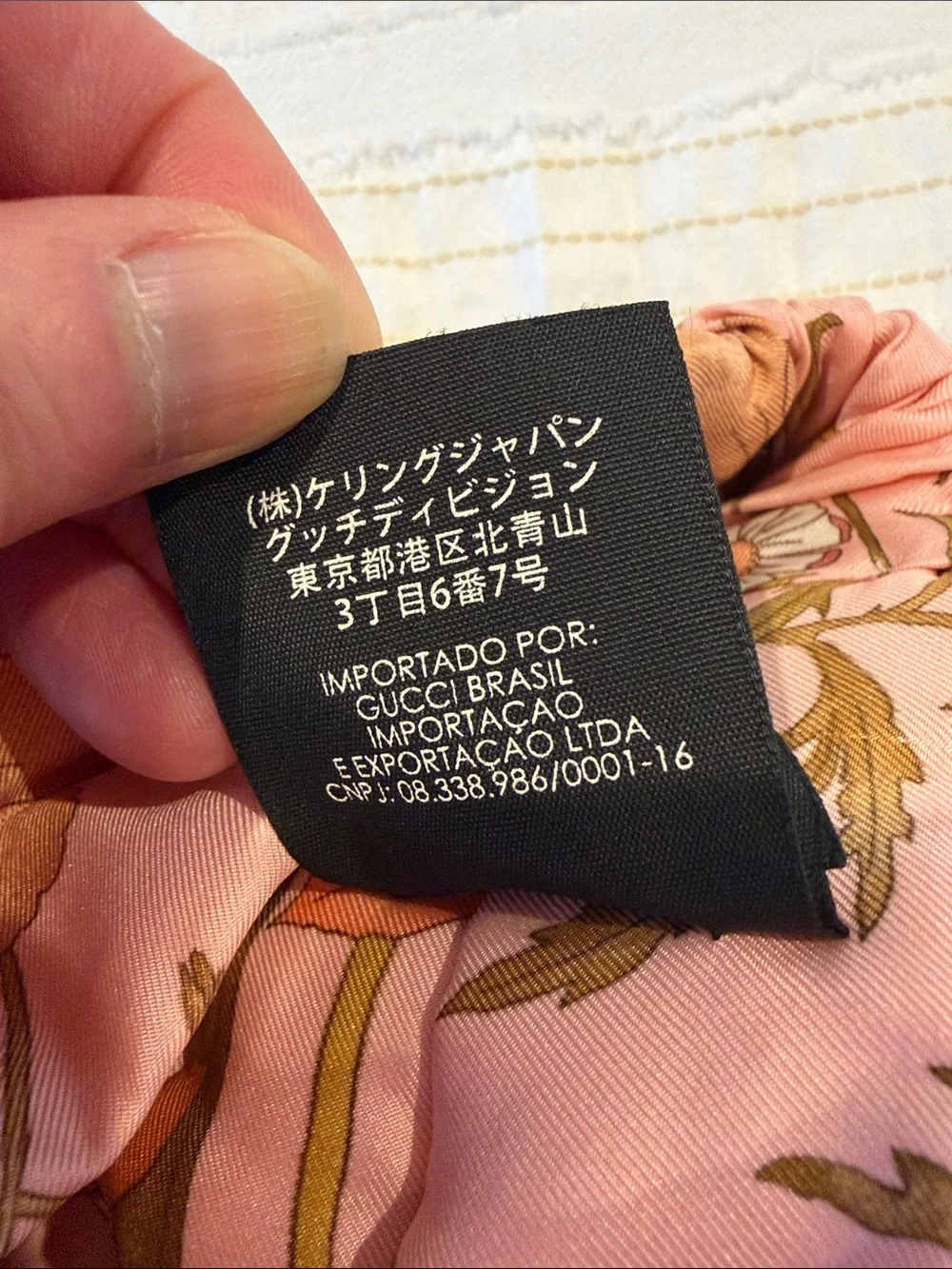 Gucci designer silk